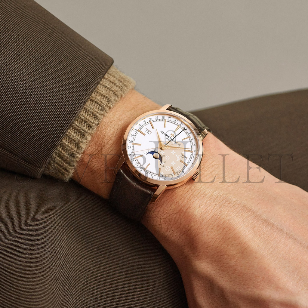 vacheron Co*sta*t*n traditionnelle complete calendar 41 mm pink gold watch 4010t/000r-b344